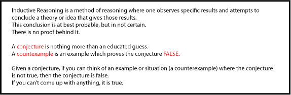 Inductive Reasoning